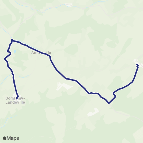 Fluo 52 Domremy-Landeville / Epizon map
