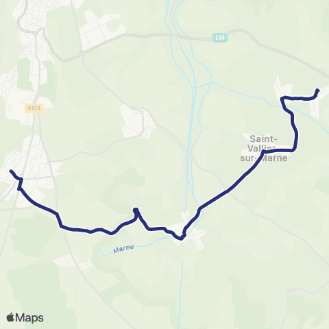 Fluo 52 St-Maurice / Saints-Geosmes map