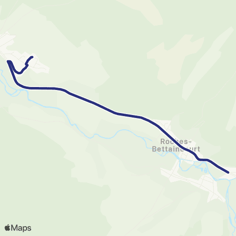 Fluo 52 Roches-Bettaincourt / Doulaincourt map
