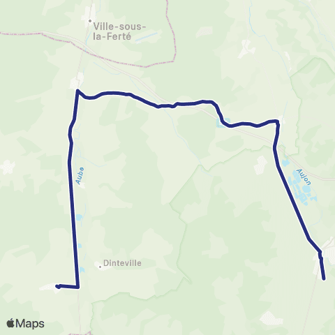 Fluo 52 Lanty-sur-Aube / Chateauvillain map