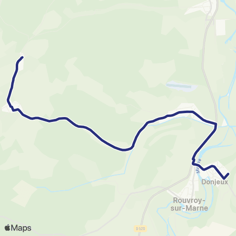 Fluo 52 Ferriere-la-Folie / Donjeux map