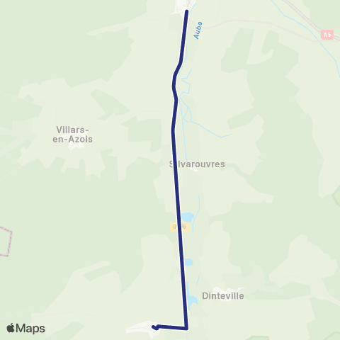 Fluo 52 Lanty-sur-Aube / Laferte-sur-Aube map