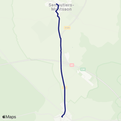 Fluo 52 Richebourg / Semoutiers-Montsaon map