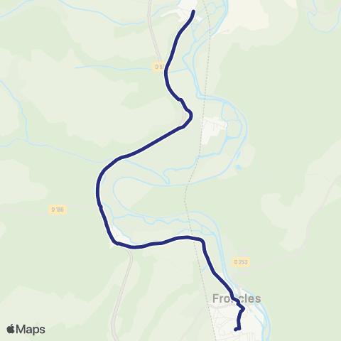 Fluo 52 Gudmont-Villiers / Froncles map