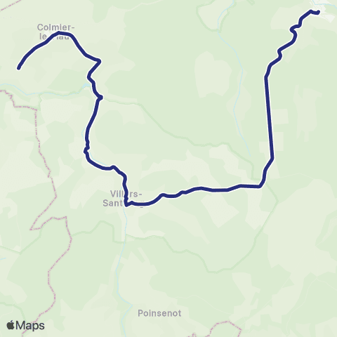 Fluo 52 Colmier-le-Bas / Auberive map
