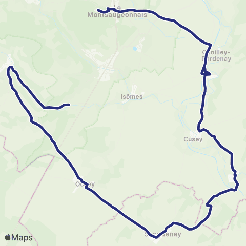 Fluo 52 Le Montsaugeonnais map