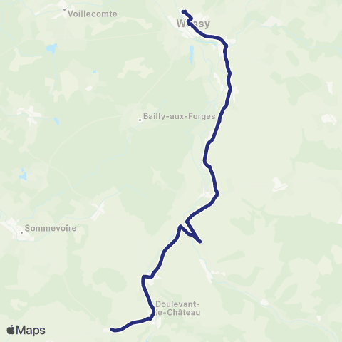 Fluo 52 Sommevoire / Vaux-sur-Blaise / Wassy map