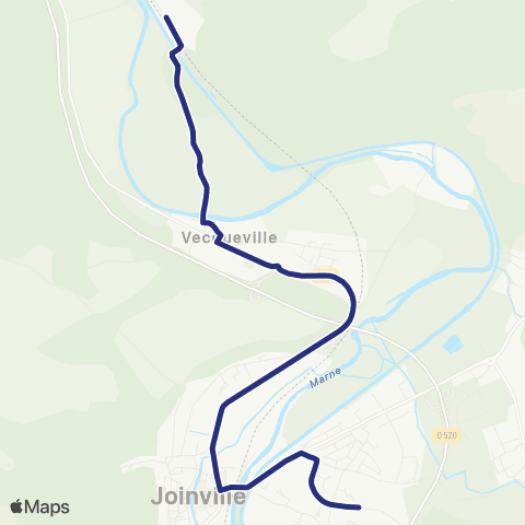 Fluo 52 Autigny-le-Grand / Joinville map