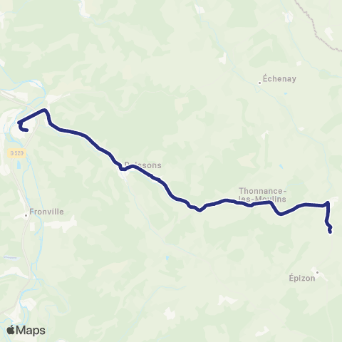 Fluo 52 Germisay / Joinville map