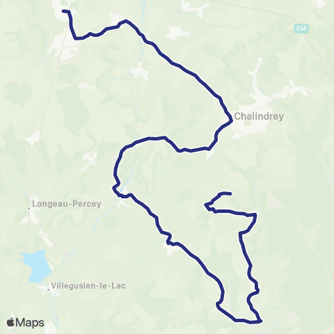Fluo 52 Palaiseul / Langres / Chalindrey map