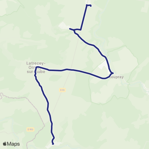 Fluo 52 Dancevoir / Latrecey / Chateauvillain Travaux map