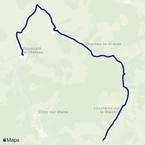 Fluo 52 Ambonville / Doulevant-le-Château map