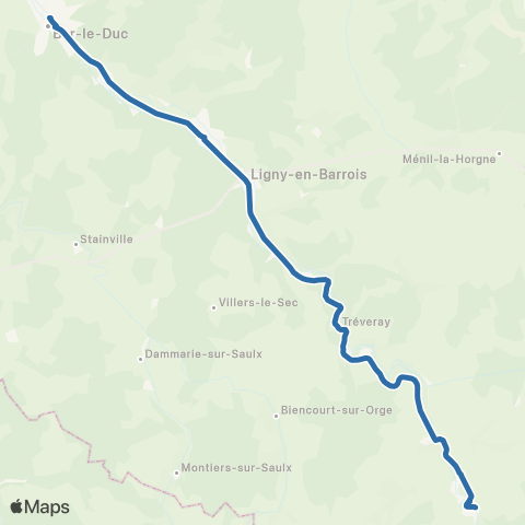 Fluo 55 Gondrecourt-le-Château / Bar-le-Duc map