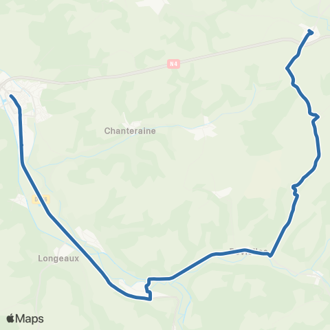 Fluo 55 - TAD St Aubin sur Aire - Ligny en Barrois map