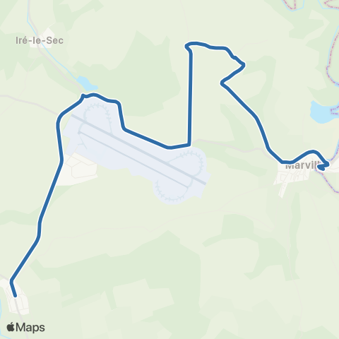 Fluo 55 Jametz / Marville map