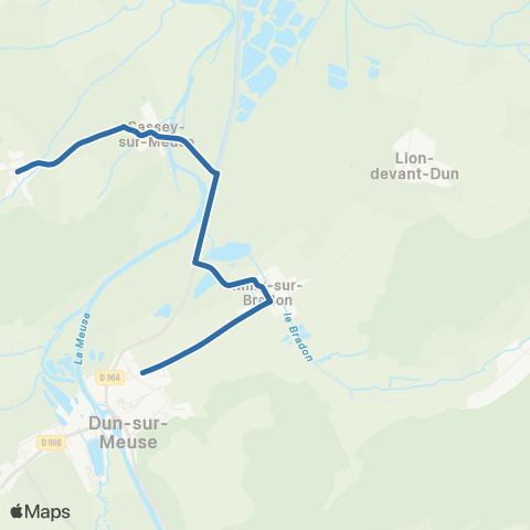 Fluo 55 Mont-Dvt-Sassey / Dun-sur-Meuse map