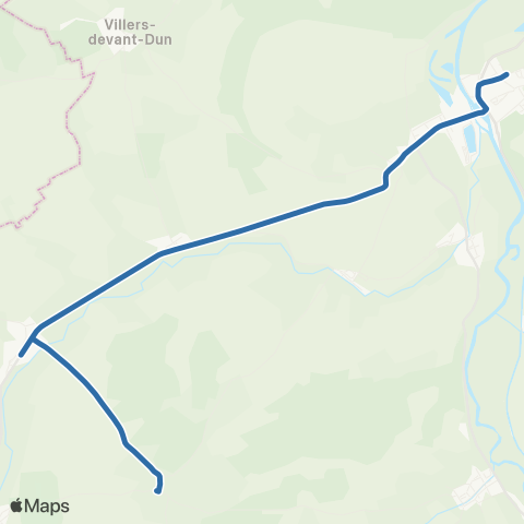 Fluo 55 Cunel / Dun-sur-Meuse map