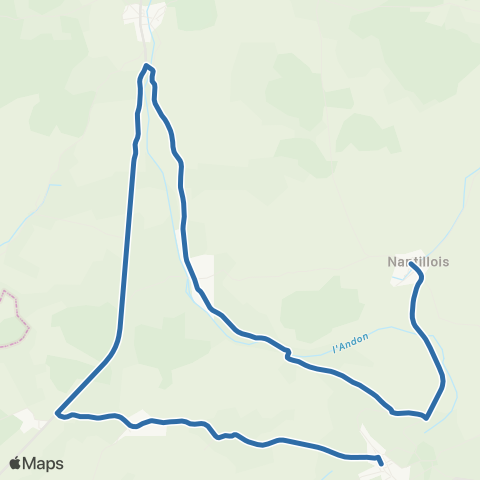 Fluo 55 Nantillois / Montfaucon-d-Argonne map