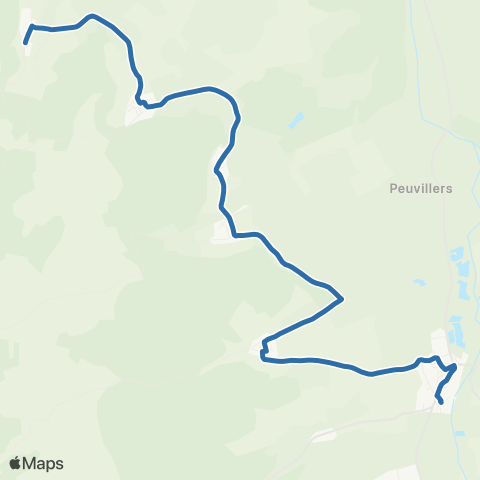 Fluo 55 Lissey / Damvillers / Brandeville map