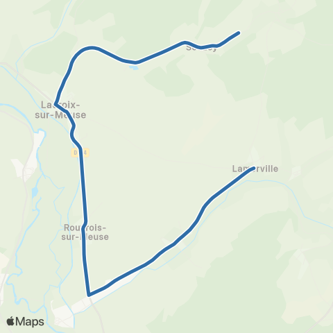 Fluo 55 Lamorville / Lacroix-sur-Meuse map