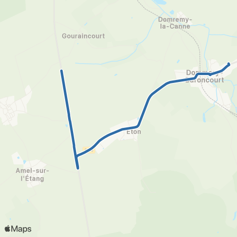 Fluo 55 Senon / Dommary-Baroncourt map