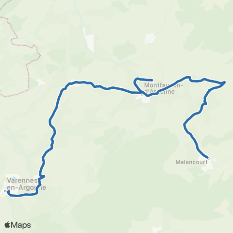 Fluo 55 Malancourt / Varennes-en-Argonne map