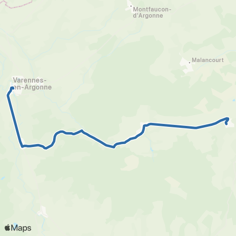 Fluo 55 Esnes-en-Argonne / Varennes-en-Argonne map