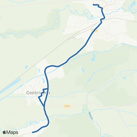 Fluo 55 Andernay / Contrisson map
