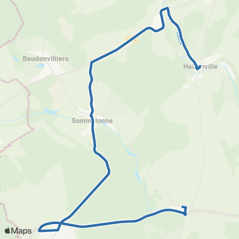 Fluo 55 Rupt-aux-Nonains / Haironville map