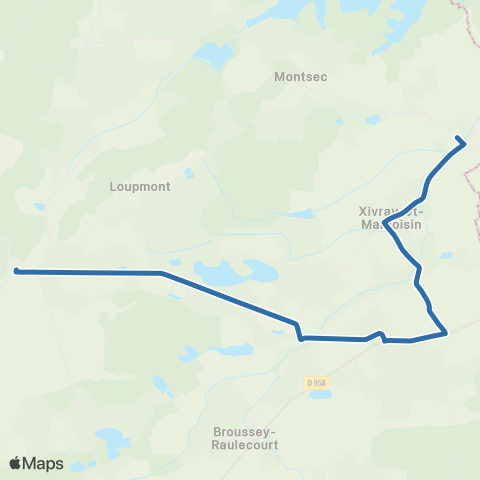 Fluo 55 Richecourt / Apremont-la-Forêt map