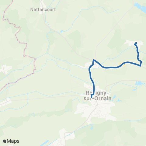 Fluo 55 Villers-aux-Vents / Revigny-sur-Ornain map