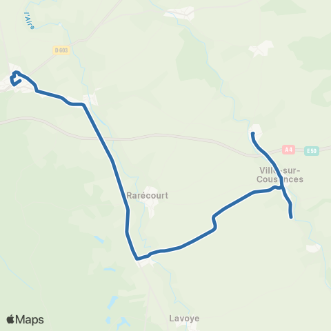 Fluo 55 Clermont-en-Argonne map