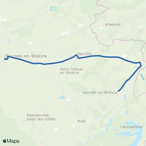 Fluo 55 Jonville-en-Woëvre / Fresnes-en-Woëvre map