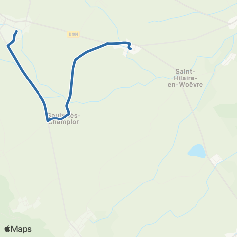 Fluo 55 Herbeuville / Fresnes-en-Woëvre map