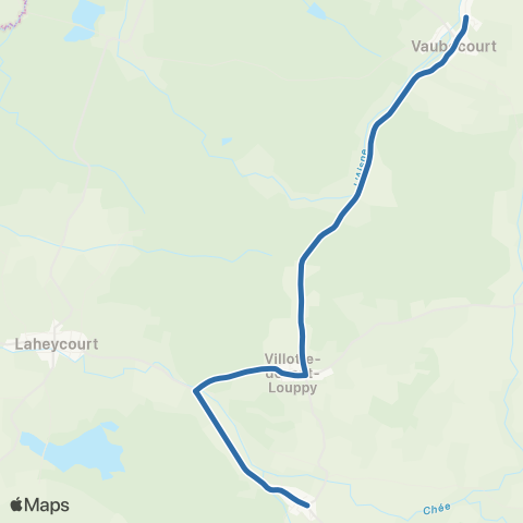 Fluo 55 Louppy-le-Château / Vaubecourt map