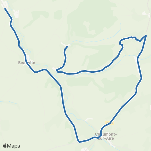 Fluo 55 Beausite / Vaubecourt map