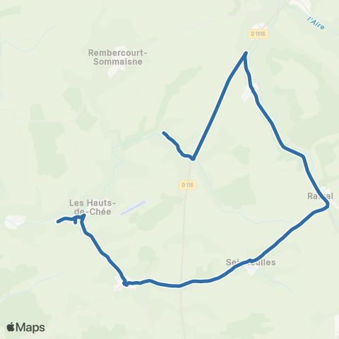 Fluo 55 Les Hauts-de-Chée map