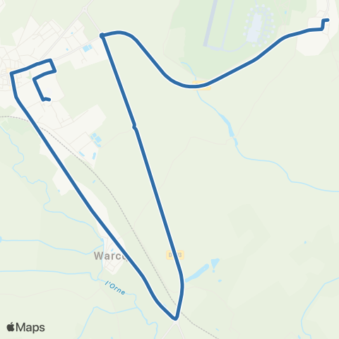 Fluo 55 Rouvres-en-Woëvre / Étain map