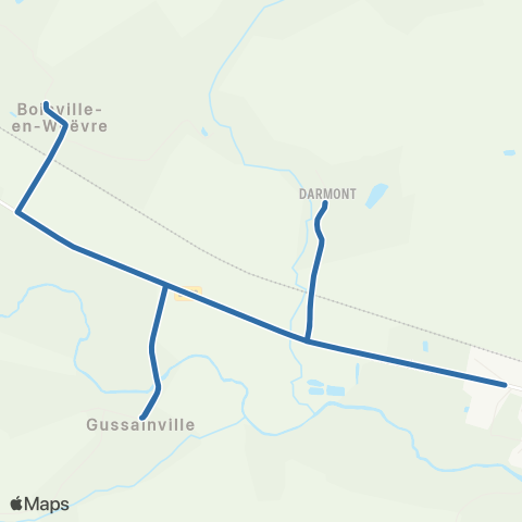 Fluo 55 Boinville-en-Woëvre / Buzy-Darmont map