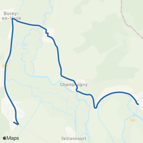 Fluo 55 Pagny-la-Blanche-Cote / Maxey-sur-Vaise map