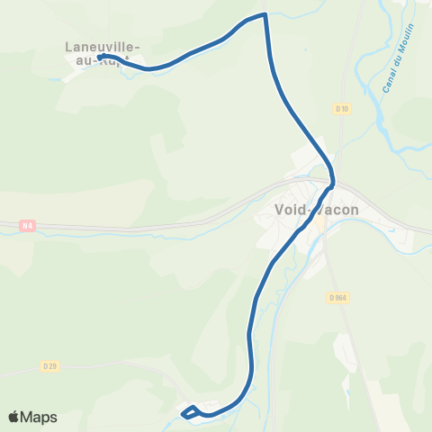 Fluo 55 Laneuville-au-Rupt / Void-Vacon map