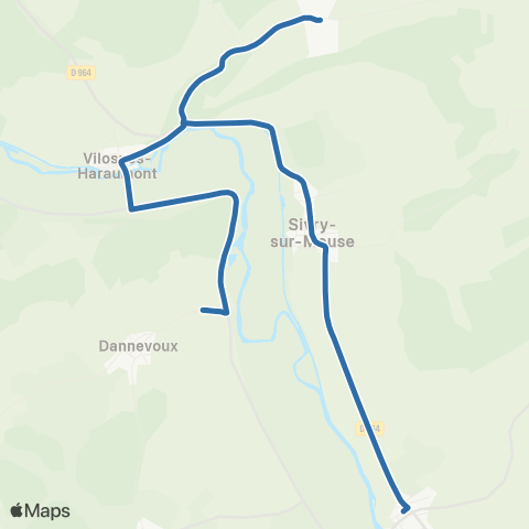 Fluo 55 Vilosnes-Haraumont / Consenvoye map