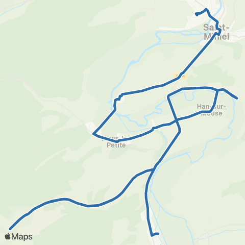 Fluo 55 Bislee / St-Mihiel map