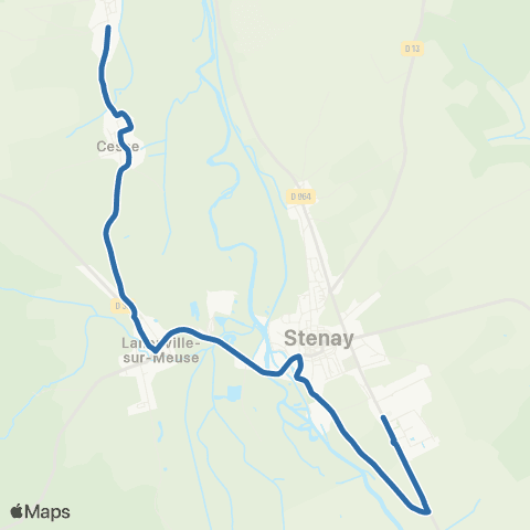 Fluo 55 Luzy-St-Martin / Stenay map