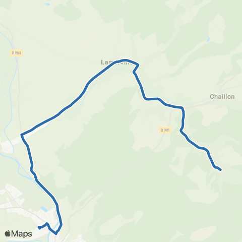 Fluo 55 Savonnieres en Woëvre / St-Mihiel map