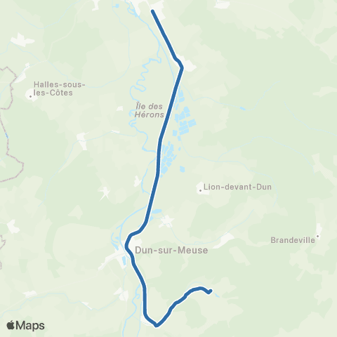 Fluo 55 Fontaines-St-Clair / Stenay map