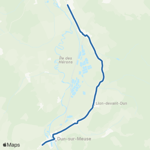 Fluo 55 Doulcon / Stenay map