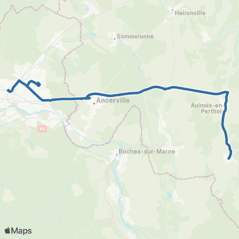 Fluo 55 Savonnieres / St-Dizier / Ancerville map