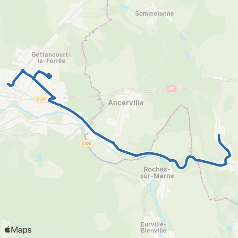 Fluo 55 Cousances-les-Forges / St-Dizier map