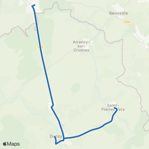 Fluo 55 Duzey / Longuyon map